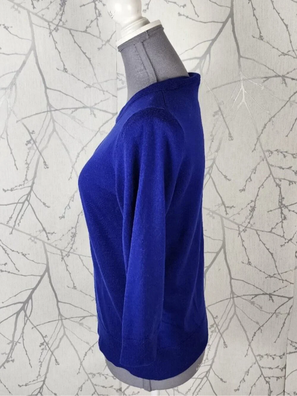 J. Crew Royal Blue 100% Merino Wool Crewneck Tippi Sweater